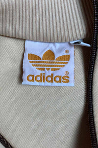 80'S TRACK JACKET / BEIGE [SIZE: XL USED]