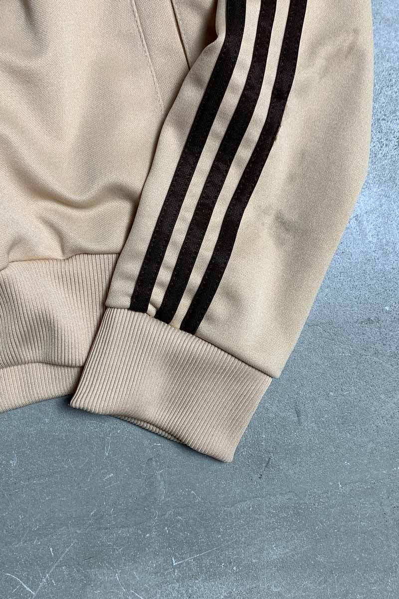 80'S TRACK JACKET / BEIGE [SIZE: XL USED]