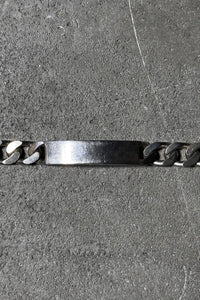 925 SILVER ID BRACELET  [SIZE: ONE SIZE USED]