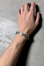 画像をギャラリービューアに読み込む, 925 SILVER ID BRACELET  [SIZE: ONE SIZE USED]
