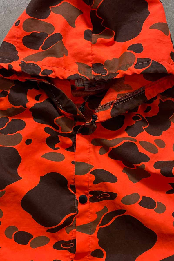 MADE IN USA 70'S ORANGE CAMO JACKET / CAMO [SIZE: M USED]