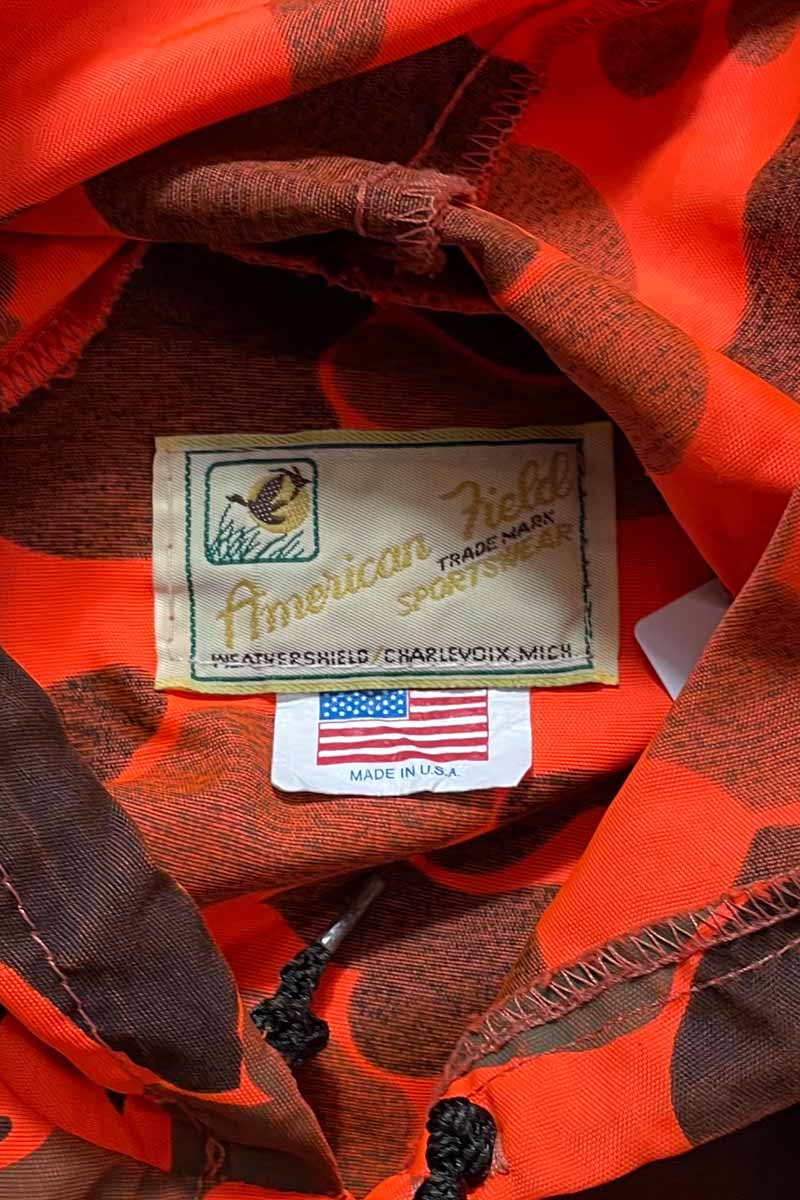 MADE IN USA 70'S ORANGE CAMO JACKET / CAMO [SIZE: M USED]