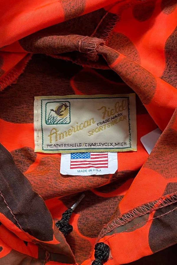 MADE IN USA 70'S ORANGE CAMO JACKET / CAMO [SIZE: M USED]