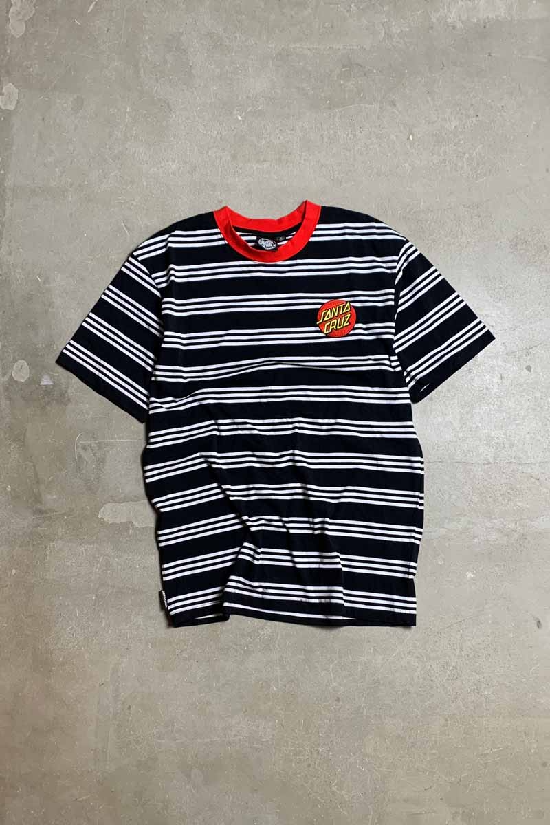 BORDER LOGO T-SHIRT / BLACK [SIZE: M NEW]