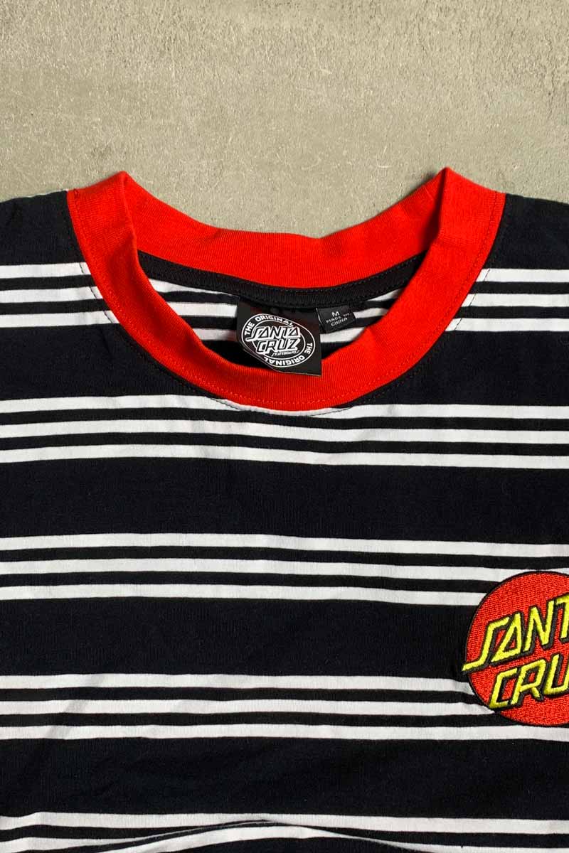 BORDER LOGO T-SHIRT / BLACK [SIZE: M NEW]