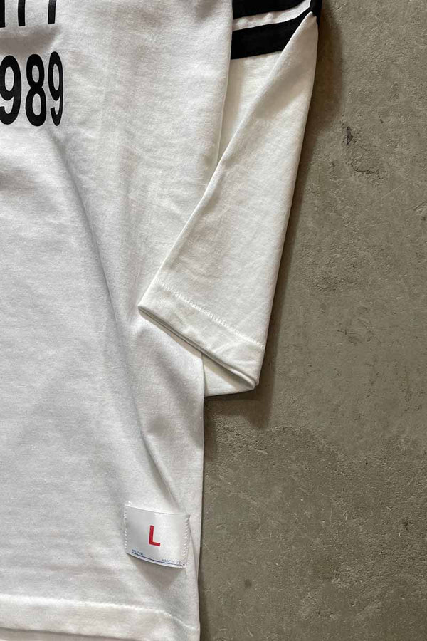 MADE IN USA 89'S LOVE AND ROCKETS GAME T-SHIRT / WHITE [SIZE: L USED]