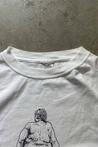 MADE IN USA 90'S CRACK KILLS! T-SHIRT / WHITE [SIZE: L USED]