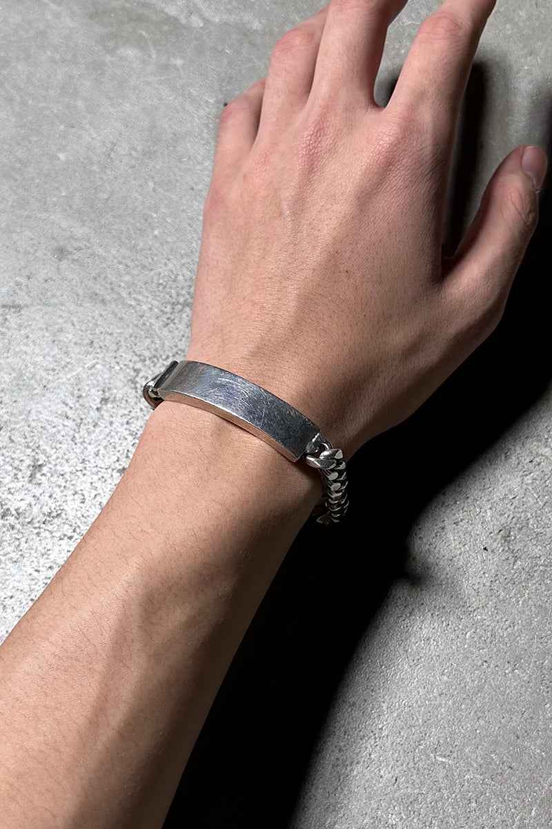 MADE IN MEXICO 925 SILVER ID BRACELET [SIZE: ONE SIZE USED]