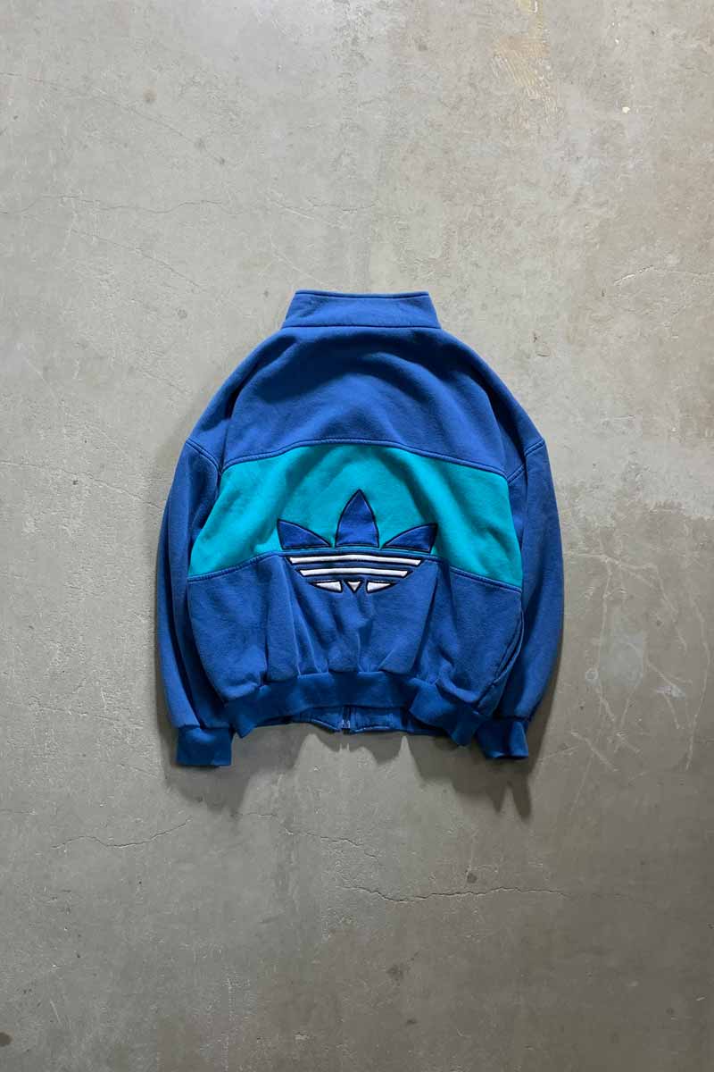 80'S TRACK JACKET / BLUE [SIZE: M USED]