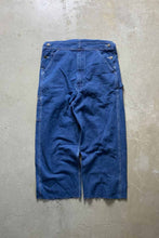 画像をギャラリービューアに読み込む, MADE IN MEXICO 06&#39;S CUT OFF DENIM OVERALL / INDIGO [SIZE: 32 USED]
