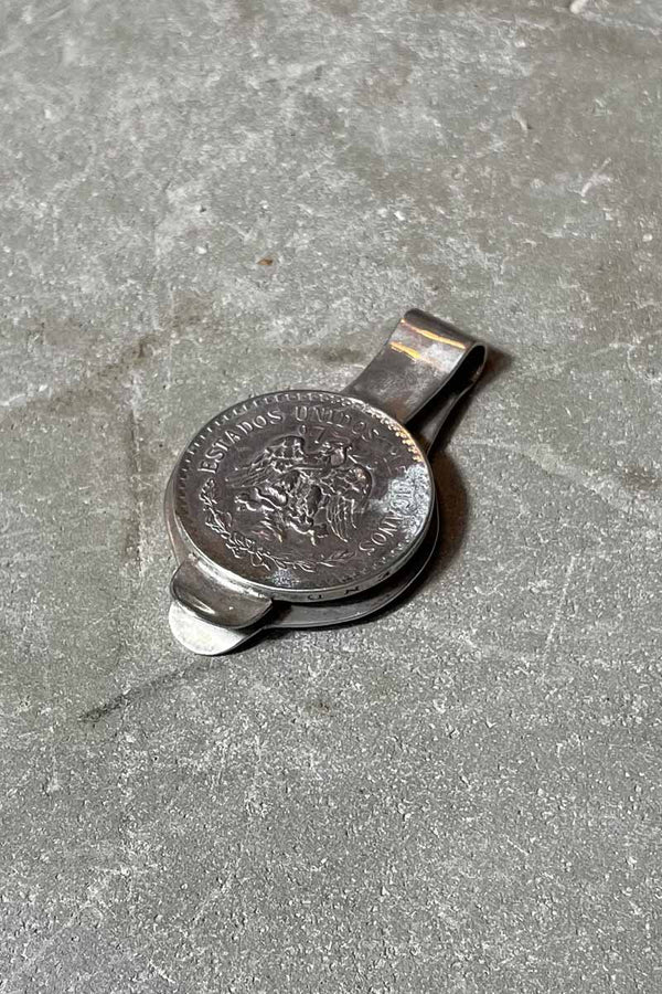 45'S MEXICO SILVER COIN MONEY CLIP [SIZE: ONE SIZE USED]