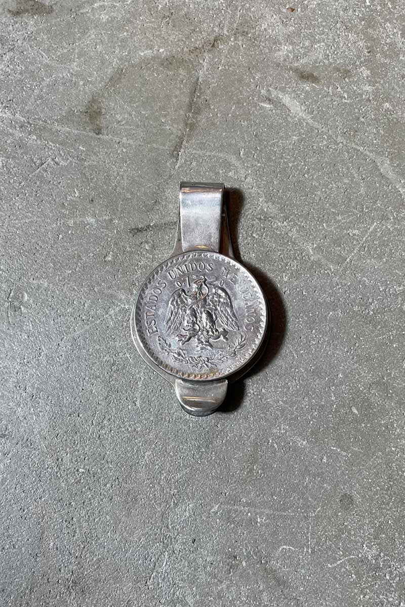 45'S MEXICO SILVER COIN MONEY CLIP [SIZE: ONE SIZE USED]