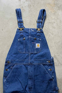 MADE IN MEXICO 06'S CUT OFF DENIM OVERALL / INDIGO [SIZE: 32 USED]