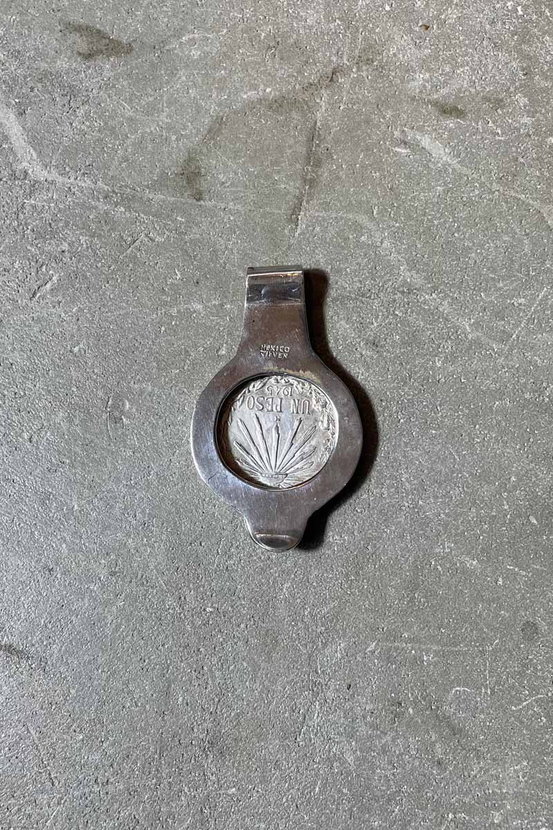 45'S MEXICO SILVER COIN MONEY CLIP [SIZE: ONE SIZE USED]