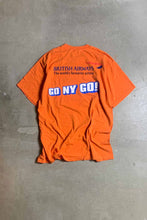 画像をギャラリービューアに読み込む, 99&#39;S S/S NBA NY KNINKS BRITISH AIR WAYS ADVERTISING T-SHIRT / ORANGE [SIZE: XL USED]
