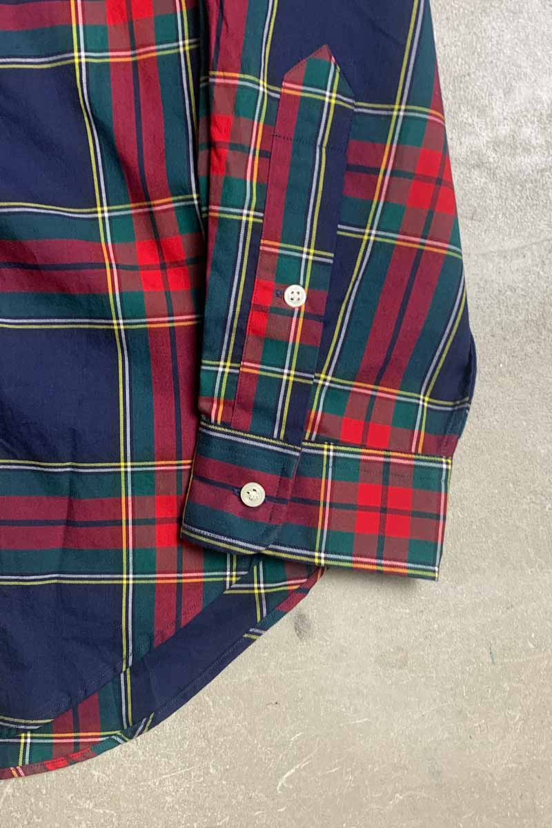 90'S L/S CLASSIC FIT CHECK SHIRT / MULTI [SIZE: L DEADSTOCK/NOS]