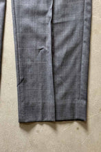 画像をギャラリービューアに読み込む, MADE IN ITALY SLACKS PANTS / CHECK [SIZE: M相当 USED]
