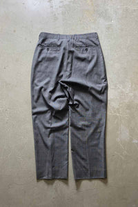 MADE IN ITALY SLACKS PANTS / CHECK [SIZE: M相当 USED]