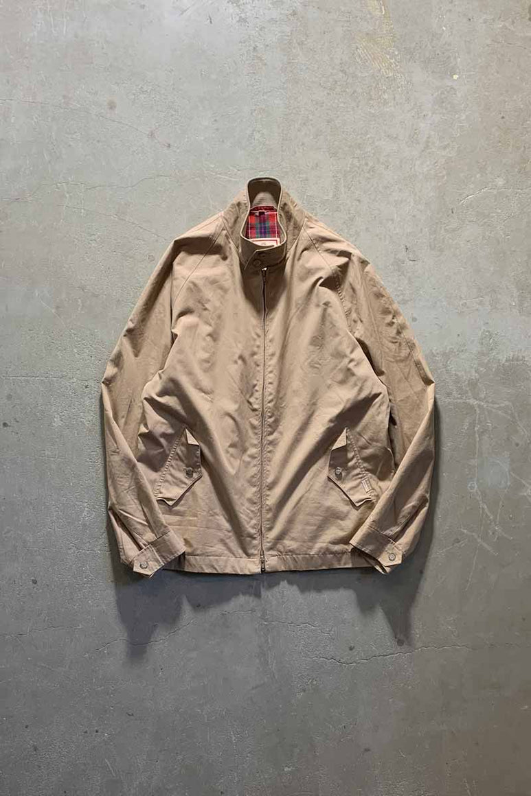 MADE IN ENGLAND G9 HARRINGTON JACKET  / BEIGE [SIZE: L USED]