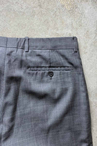 MADE IN ITALY SLACKS PANTS / CHECK [SIZE: M相当 USED]