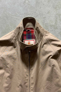 MADE IN ENGLAND G9 HARRINGTON JACKET  / BEIGE [SIZE: L USED]