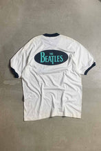 画像をギャラリービューアに読み込む, MADE IN USA 96&#39;S THE BEATLES BAND RINGER T-SHIRT / WHITE / BLACK [SIZE: XL DEADSTOCK/NOS]
