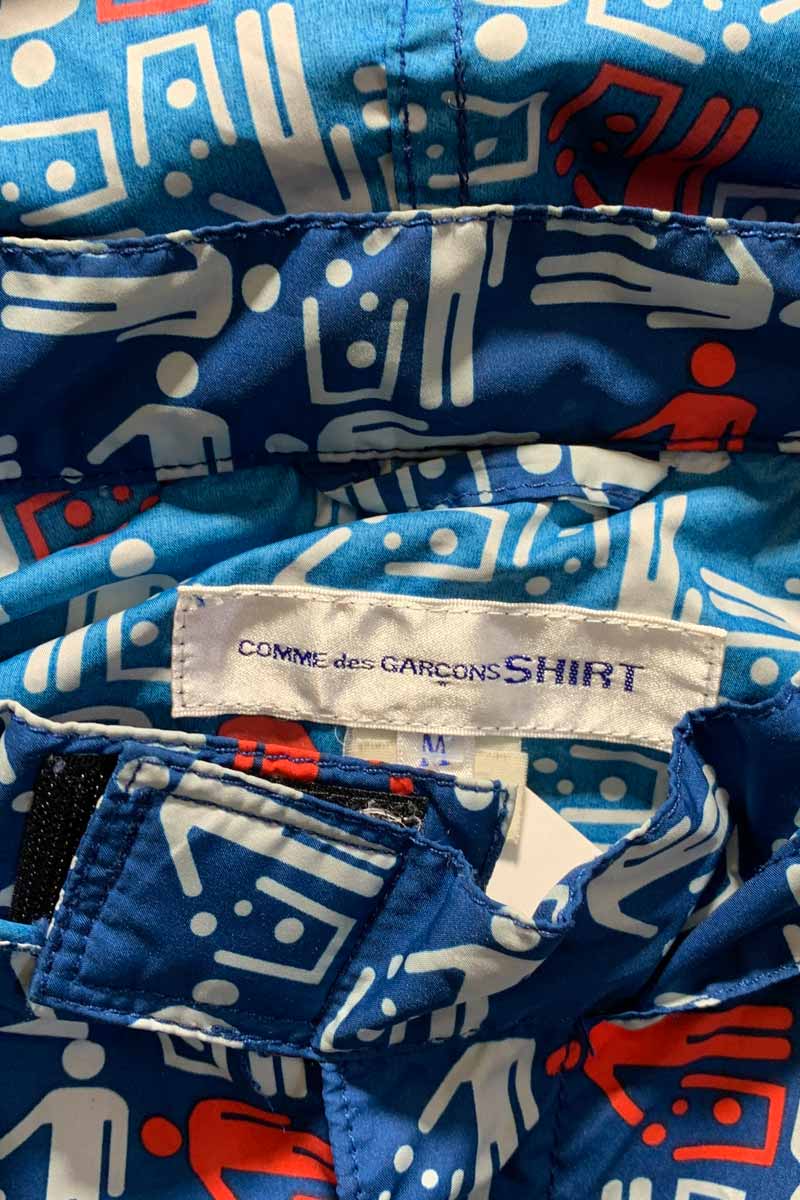 02'S NYLON ZIP UP HOODIE JACKET / BLUE [SIZE: M USED]