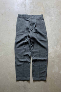 MADE IN MEXICO  SLACKS PANTS / GRAY [SIZE: W32 DEADSTOCK/NOS]