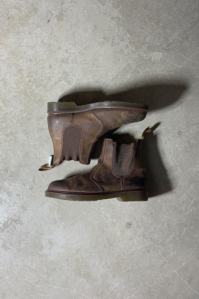 SIDE-GOA LEATHER BOOTS / BROWN [SIZE: US9.0(equivalent to 27.0cm) USED]