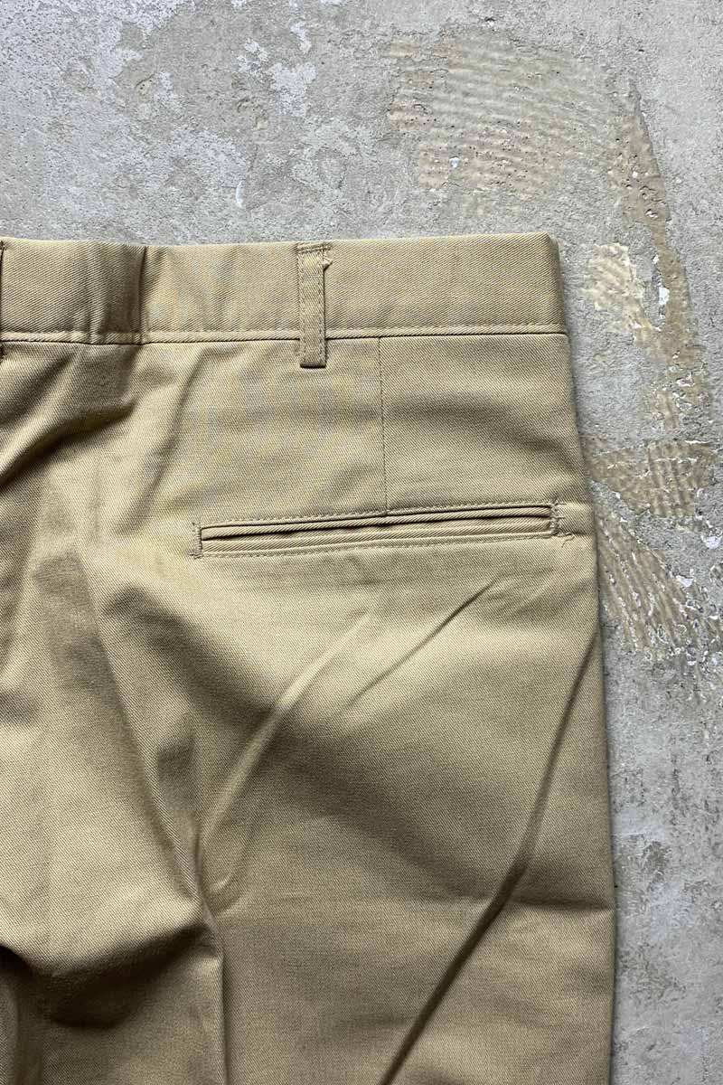 MADE IN USA 80'S CHINO PANTS / BEIGE [SIZE: 34 DEADSTOCK/NOS]