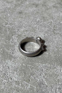 MADE IN MAXICO 925 SILVER RING W / STONE [SIZE: 16号 USED]