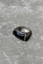 画像をギャラリービューアに読み込む, 925 SILVER RING W/ONYX [SIZE: 11号 USED]
