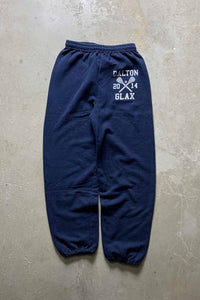 DALTON GLAX PRINT SWEAT PANTS / NAVY [SIZE: M USED]