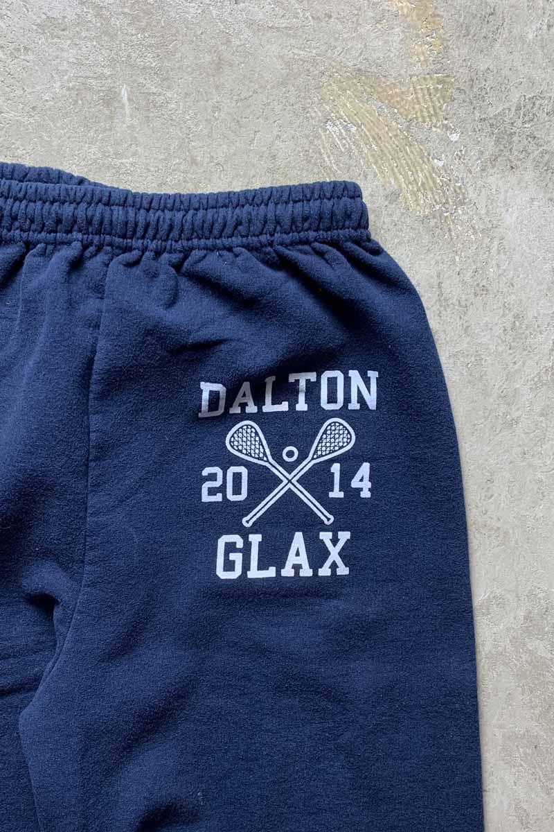 DALTON GLAX PRINT SWEAT PANTS / NAVY [SIZE: M USED]
