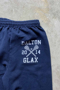 DALTON GLAX PRINT SWEAT PANTS / NAVY [SIZE: M USED]