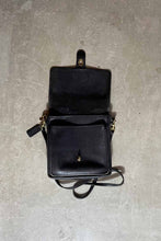 画像をギャラリービューアに読み込む, MADE IN USA 90&#39;S MEDIUM TURN LOCK LEATHER SHOULDER BAG / BLACK [SIZE: ONE SIZE USED]
