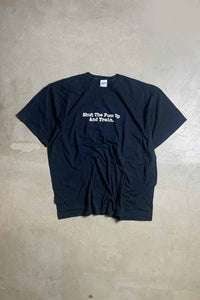 S/S SHUT THE FUCK UP AND TRAIN. PRINT MESSAGE T-SHIRT / BLACK [SIZE: 2XL USED]
