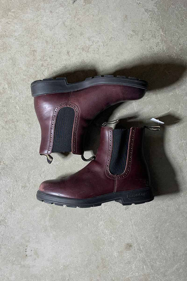 SIDE-GOA LEATHER BOOTS / BROWN [SIZE: US8.0 (26.0cm equivalent) USED]