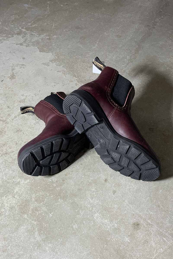 SIDE-GOA LEATHER BOOTS / BROWN [SIZE: US8.0 (26.0cm equivalent) USED]