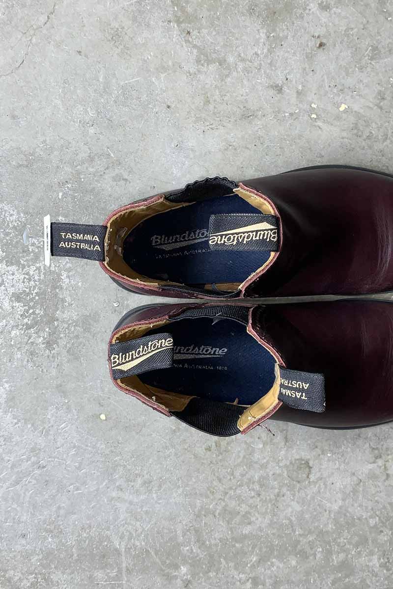 SIDE-GOA LEATHER BOOTS / BROWN [SIZE: US8.0 (26.0cm equivalent) USED]