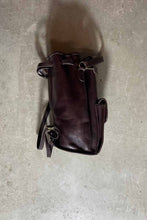 画像をギャラリービューアに読み込む, MADE IN USA 90&#39;S LEATHER 2WAY BACK PACK / BROWN [SIZE: ONE SIZE USED]
