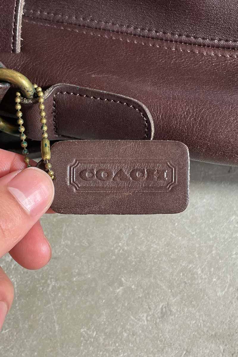 MADE IN USA 90'S LEATHER 2WAY BACKPACK / BROWN [SIZE: ONE SIZE USED]