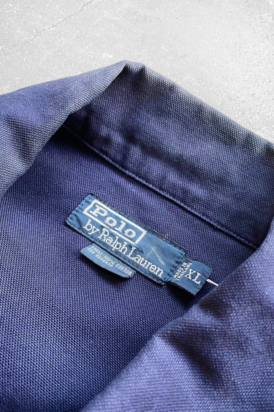 90'S COTTON FIREMAN JACKET / NAVY [SIZE: XL USED]