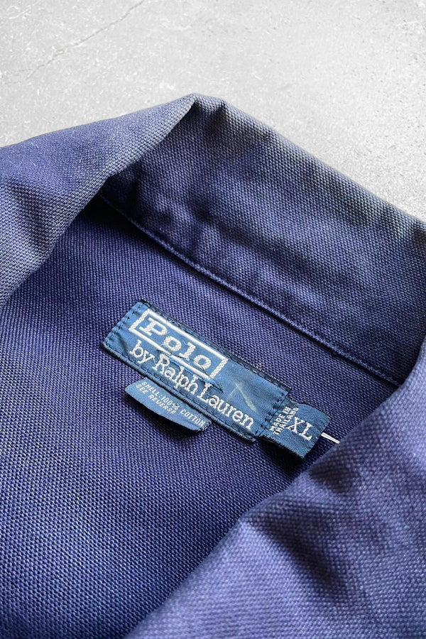90'S COTTON FIREMAN JACKET / NAVY [SIZE: XL USED]