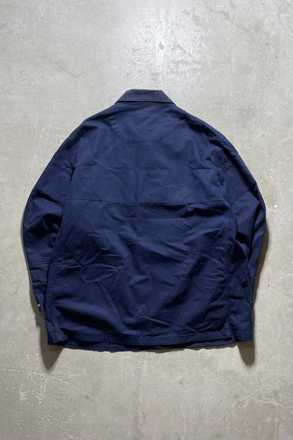 90'S COTTON FIREMAN JACKET / NAVY [SIZE: XL USED]