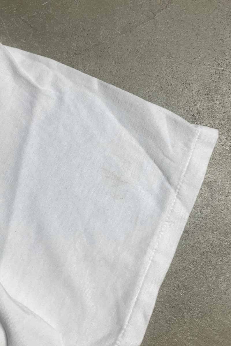 MADE IN USA 90'S JOE'S CAMEL BACK PRINT ADVERTISING T-SHIRT / WHITE [SIZE: XL USED]