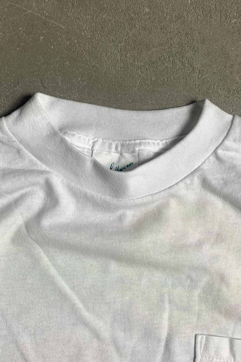 MADE IN USA 90'S JOE'S CAMEL BACK PRINT ADVERTISING T-SHIRT / WHITE [SIZE: XL USED]
