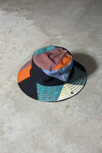 PATCHWORK SAFARI HAT / MULTI [SIZE: ONE SIZE USED]