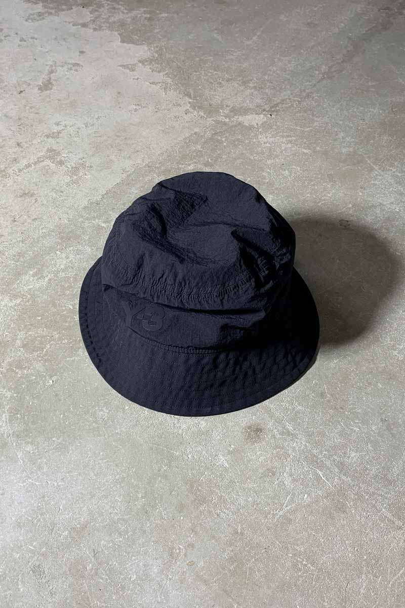 NYLON HAT / BLACK [SIZE: ONE SIZE USED]