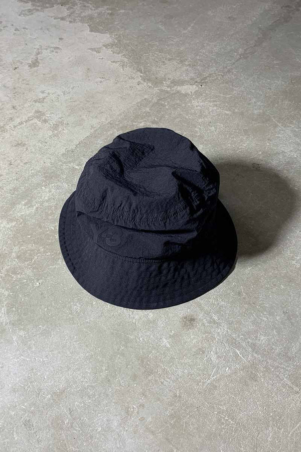 NYLON HAT / BLACK [SIZE: ONE SIZE USED]